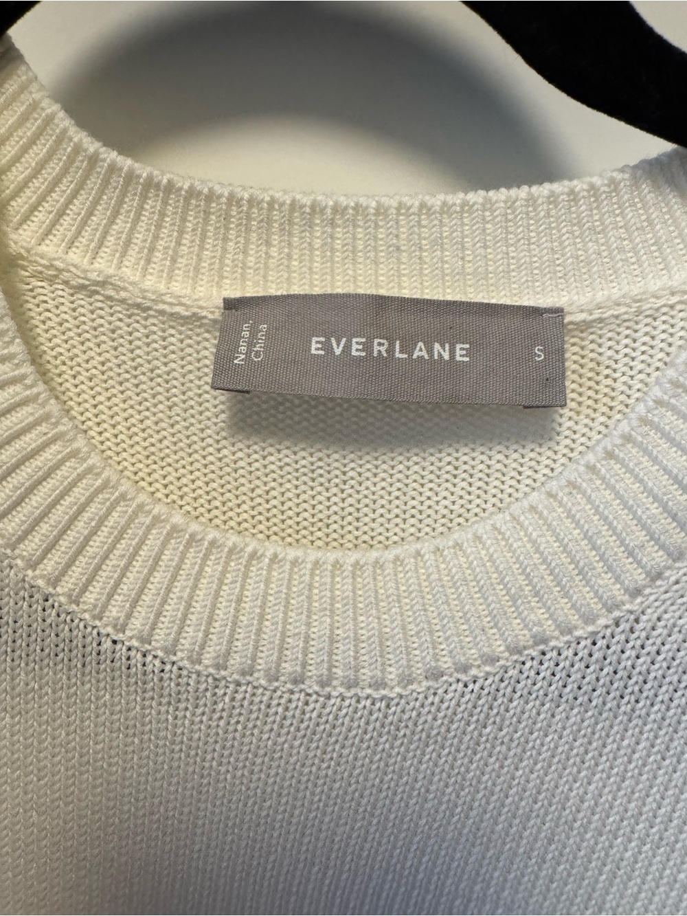 Everlane Women's Crewneck Sweater in Ivory Cream